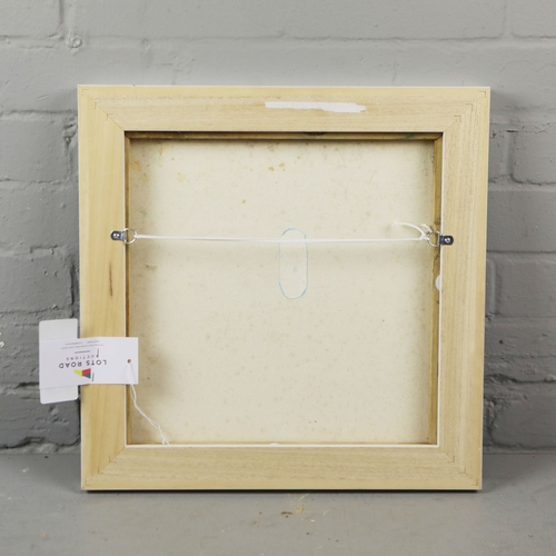 28 - ALAN FURNEAUX (BRITISH B.1953). MERMAID. oil on canvas, 43cm x 43cm, framed.