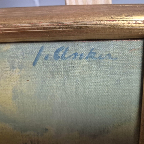 30 - JOHN ANKER (1919-2004. ILE DU LEVANT 1958. Oil on Canvas, 37.5cms x 45.5cms, signed. inscribed verso... 