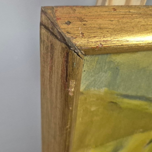 30 - JOHN ANKER (1919-2004. ILE DU LEVANT 1958. Oil on Canvas, 37.5cms x 45.5cms, signed. inscribed verso... 