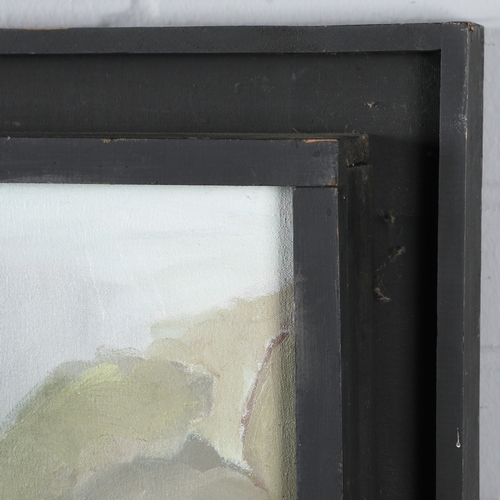 33 - ROBERT ORMESHER (20TH CENTURY BRITISH). PORTRAIT OF AN INDIAN GIRL WITH SNAKE. oil on canvas, 140cm ... 