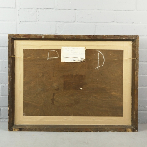 38 - WILL PERKINS. ROAD THROUGH THE BRACKEN. pastel, 57cm x 77cm, framed.