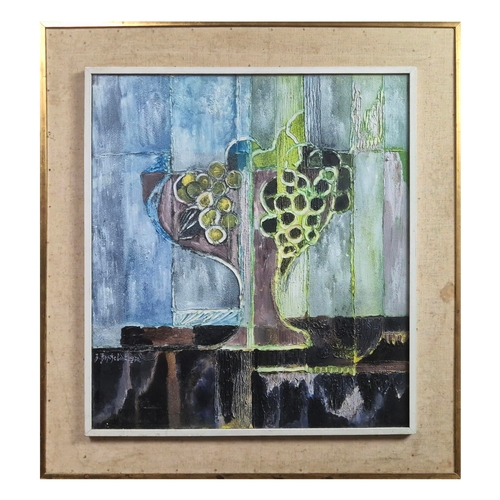 41 - ZARE DORDEVIC (1928-2017). STILL LIFE. Oil on Canvas, 57cms x 51cms, signed verso, Framed.