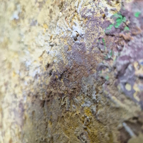 43 - KEN DAVIS. TRANQUILITY (LIBYA). acrylic on canvas, 106cm x 55cm, framed.