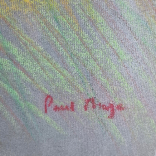 45 - PAUL MAZE (FRENCH/BRITISH 1887-1979). LANDSCAPE. pastel, 44cm x 49cm, framed.