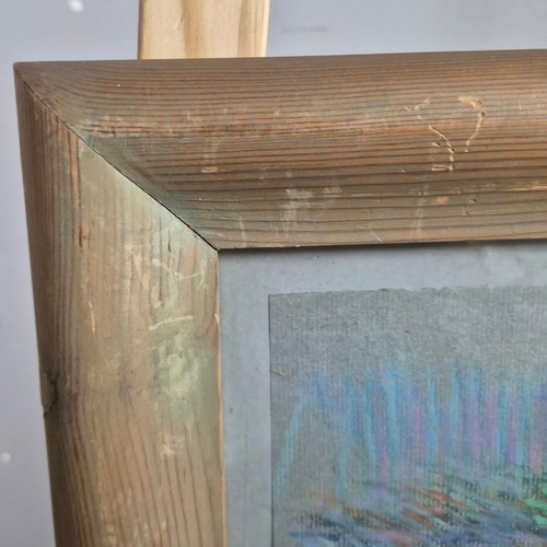 45 - PAUL MAZE (FRENCH/BRITISH 1887-1979). LANDSCAPE. pastel, 44cm x 49cm, framed.