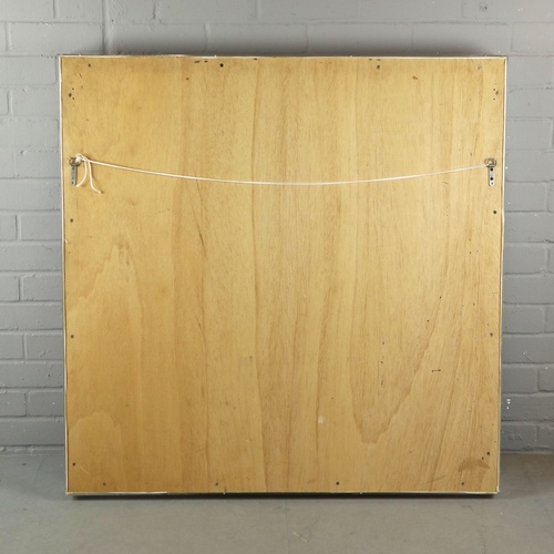 46 - MERCEDES LASARTE (ARGENTINIAN B.1941). PORTRAIT OF BORJA THYSSEN. 1996, charcoal on canvas, signed a... 