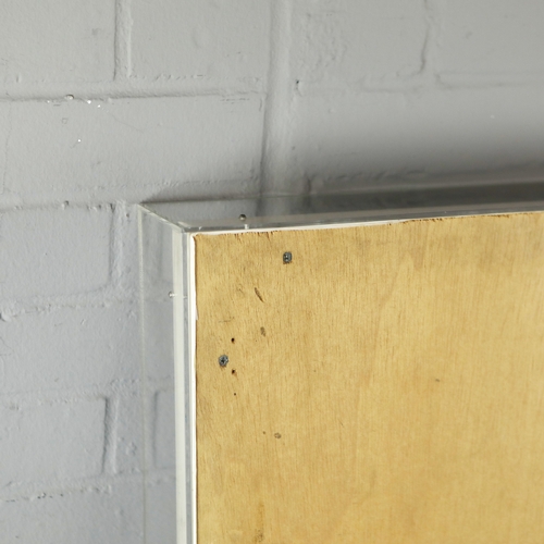 46 - MERCEDES LASARTE (ARGENTINIAN B.1941). PORTRAIT OF BORJA THYSSEN. 1996, charcoal on canvas, signed a... 