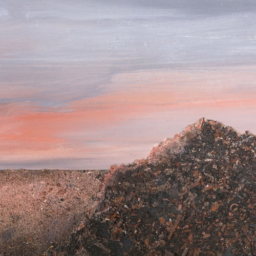 53 - FRANK J MILLER. LOS ANGELES. Mixed Media on Wood, 185cms x 152cms, (Purchased Woolff Gallery).