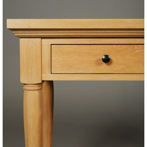 558 - NEPTUNE HENLEY CONSOLE TABLE. 130cm x 38cm x 77cm approx.