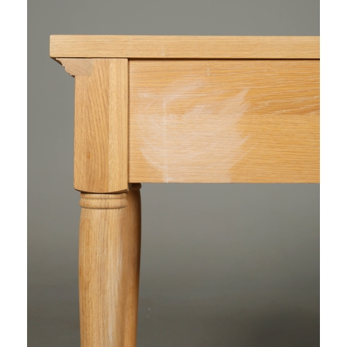 558 - NEPTUNE HENLEY CONSOLE TABLE. 130cm x 38cm x 77cm approx.