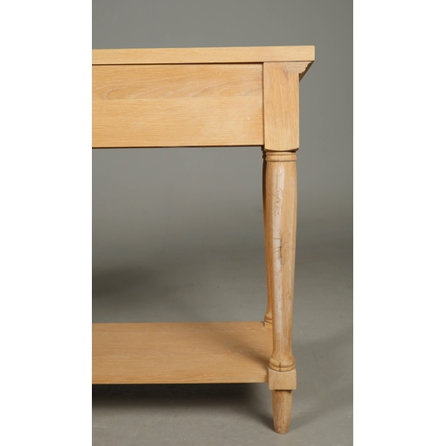 558 - NEPTUNE HENLEY CONSOLE TABLE. 130cm x 38cm x 77cm approx.