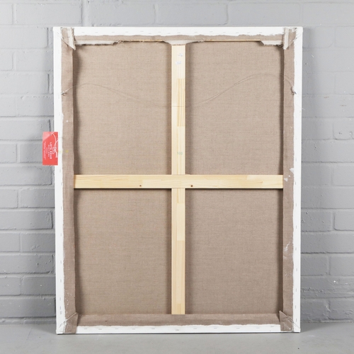 56 - JAEHONG AHN (SOUTH KOREAN B. 1979). THE ENGAGEMENT OF NARCISSISTS. Oil on canvas,100 x 80.5cm.