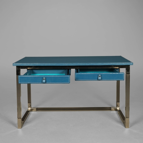 560 - JONATHAN ADLER JACQUES TRADITIONAL DESK. 133.5cm x 62.5cm x 77cm approx.