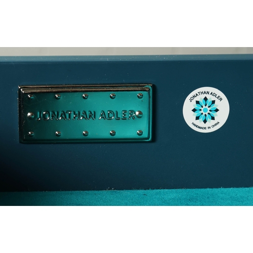 560 - JONATHAN ADLER JACQUES TRADITIONAL DESK. 133.5cm x 62.5cm x 77cm approx.