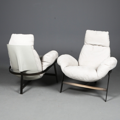 563 - ARKITEMPO JUPITER CHAIRS, A PAIR. Mauro Lipparini, 90cm W each approx. (2).