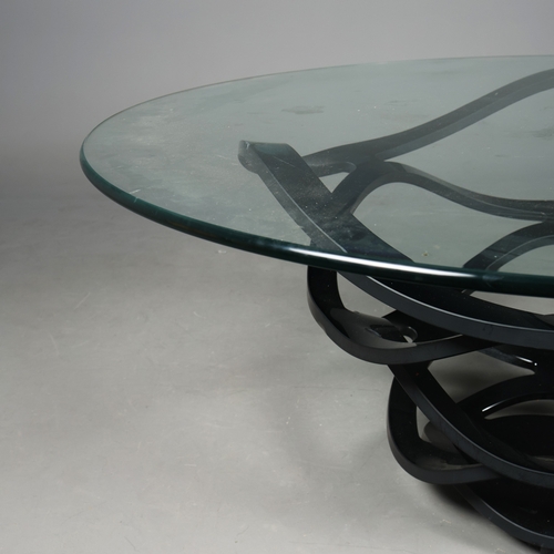 564 - REFLEX ANGELO NEOLITICO TABLE. by Tulczinsky, 160cm diam. x 73.5cm H approx.