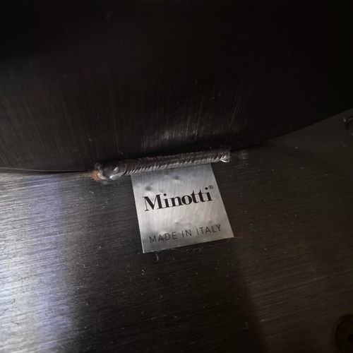 565 - MINOTTI DIVO TABLES, A PAIR. by Rodolfo Dordoni, 49cm diam. x 45cm H each approx. (2).