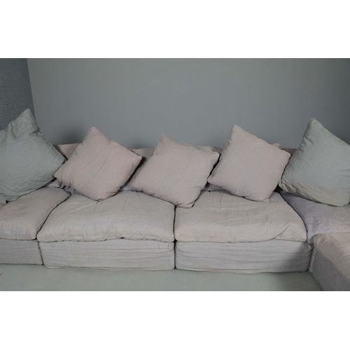 567 - ANDREW MARTIN TRUMAN SECTIONAL SOFA. 440cm W approx.
