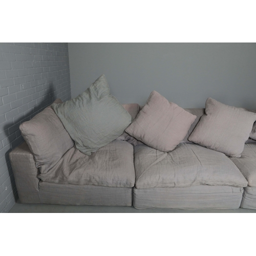 567 - ANDREW MARTIN TRUMAN SECTIONAL SOFA. 440cm W approx.