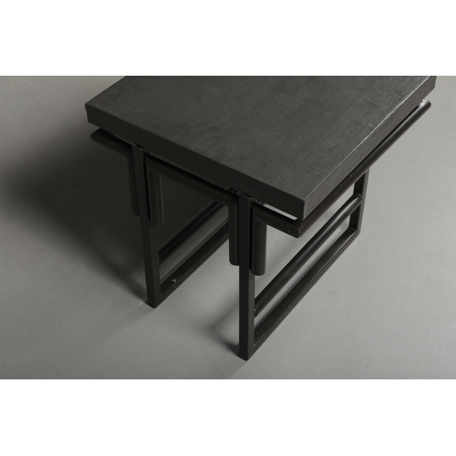 569 - ANDREW MARTIN ATHENA SIDE TABLES, A PAIR. each 45cm x 45cm x 45.5cm approx.(2).