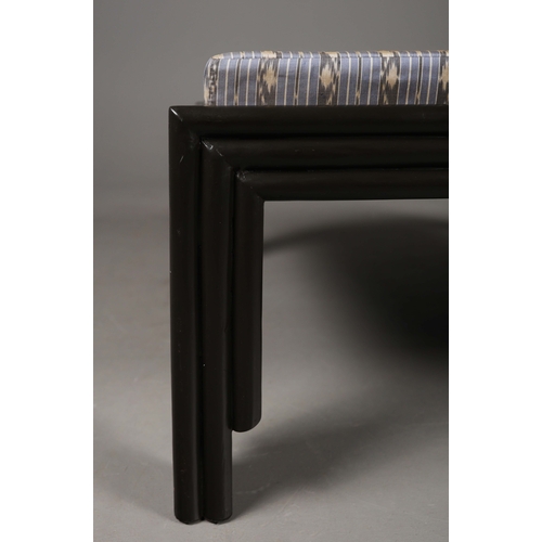 572 - ANDREW MARTIN OTTOMAN. 100cm x 100cm x 45cm approx.