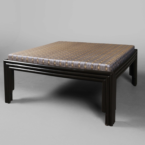 572 - ANDREW MARTIN OTTOMAN. 100cm x 100cm x 45cm approx.