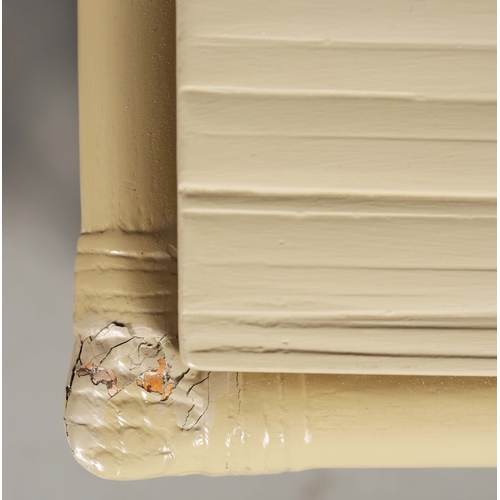 575 - ANDREW MARTIN BAMBOO COFFEE TABLES, A PAIR. 100.5cm x 100.5cm x 46cm each approx. (2).