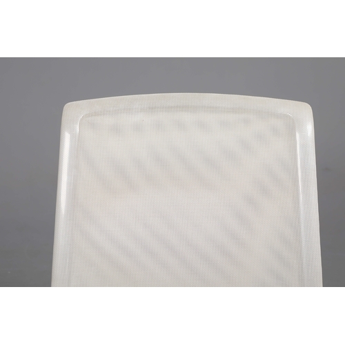 582 - VITRA MEDA CHAIR. and black seat 110cm t x 68 cm w, bears label.