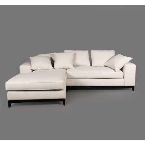 585 - BESPOKE SOFA LONDON CORNER SOFA. 250cm x 165cm x 80cm approx.