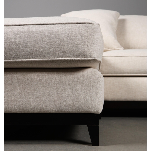 585 - BESPOKE SOFA LONDON CORNER SOFA. 250cm x 165cm x 80cm approx.