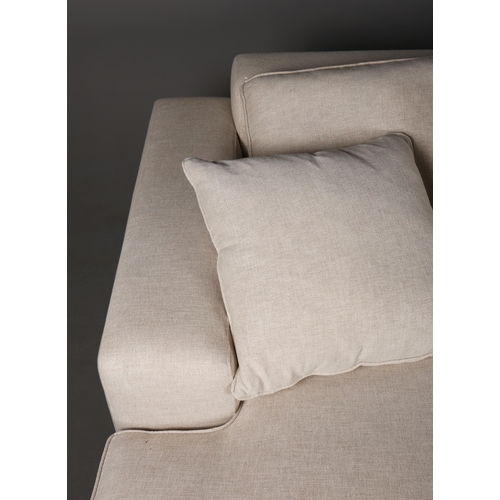 585 - BESPOKE SOFA LONDON CORNER SOFA. 250cm x 165cm x 80cm approx.