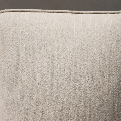 586 - BESPOKE SOFA LONDON IVORY FABRIC UPHOLSTERED SOFA. 196cm x 95cm x 86cm approx.