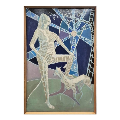 59 - PAUL BENEDICT BRAND (1916-2008). DIANA. Oil on Canvas, 75cms x 50cms, Framed.