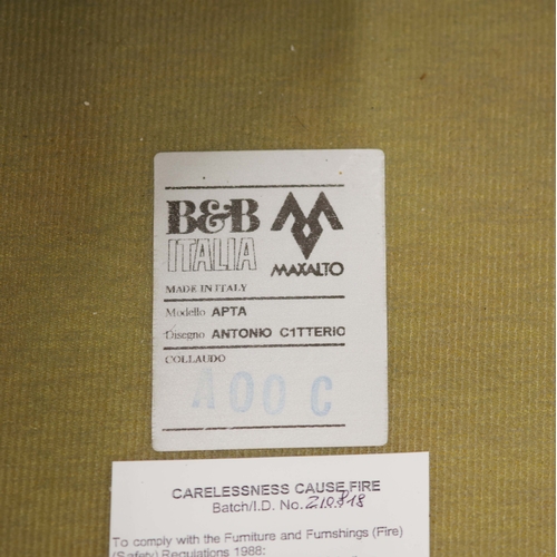 591 - MAXALTO IMPRIMATUR CORNER SOFA. by Antonio Citterio, 306cm W approx.