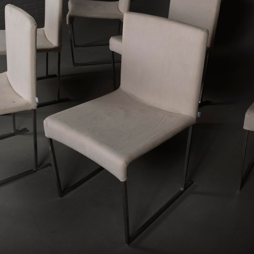 592 - B & B ITALIA MAXALTO SOLO DINING CHAIRS, A SET OF 6. By Antonio Citterio, 80cm H x 48cm W x 56cm D. ... 