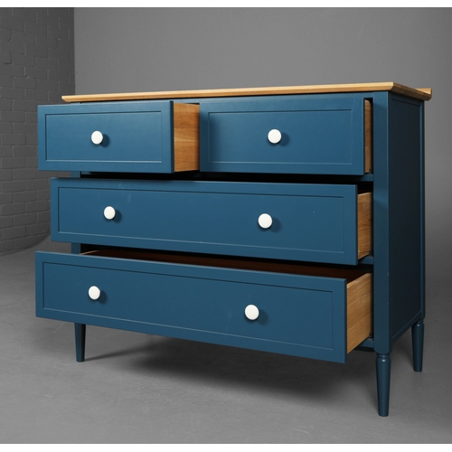 593 - HEALS CHEST OF DRAWERS. with 2 short above 2 long drawers.