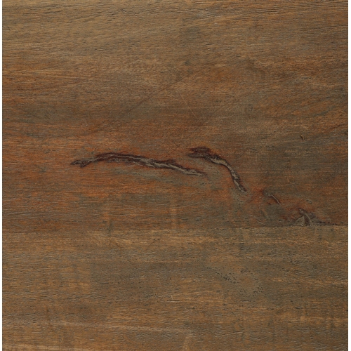 595 - OKA CERCLE CONSOLE TABLE. With painted base and three drawers 76cm H x 145cm W x 46cm D.