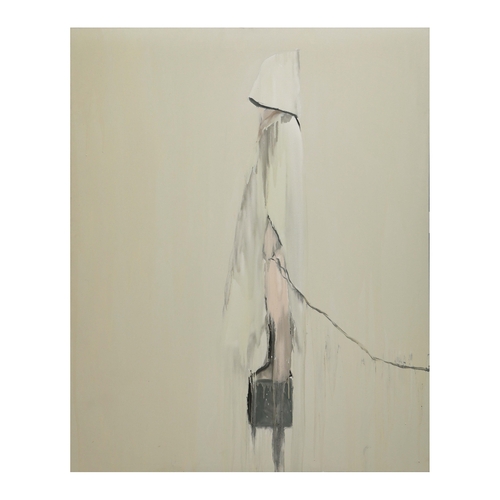 60 - CLEMENTINE MCGAW. PRISONER FROM ABU GHRAIB PROFILE. oil on canvas, purchased from the Saatchi Galler... 