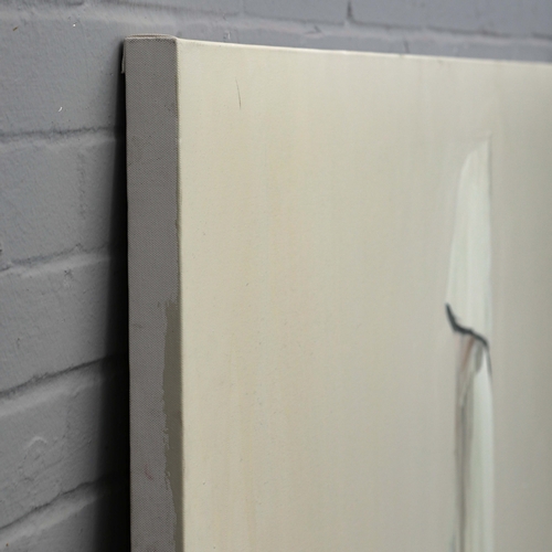 60 - CLEMENTINE MCGAW. PRISONER FROM ABU GHRAIB PROFILE. oil on canvas, purchased from the Saatchi Galler... 