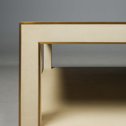 601 - RESTORATION HARDWARE CELA COFFEE TABLE. by Charlie Zagaroli, 170.5cm x 90.5cm x 39cm approx.