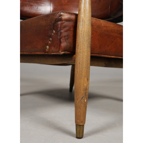 602 - ATTRIBUTED TO RESTORATION HARDWARE JENSEN CHAIR. 68cm H x 75cm W x 64cm D.