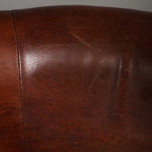 602 - ATTRIBUTED TO RESTORATION HARDWARE JENSEN CHAIR. 68cm H x 75cm W x 64cm D.