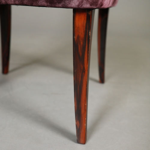608 - MUNNA CORET CHAIRS, A SET OF 10. 92cm H approx. (10).