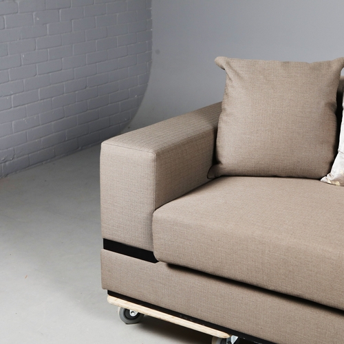 609 - SOFA & CHAIR COMPANY SOFA. 220cm W approx.