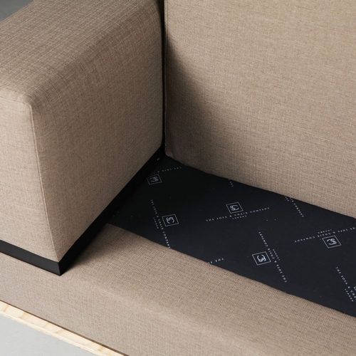 609 - SOFA & CHAIR COMPANY SOFA. 220cm W approx.