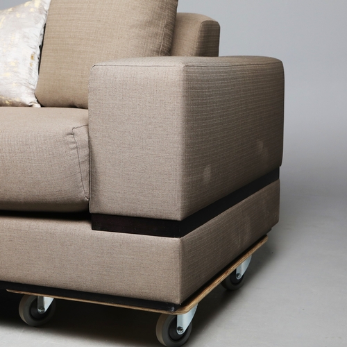 609 - SOFA & CHAIR COMPANY SOFA. 220cm W approx.