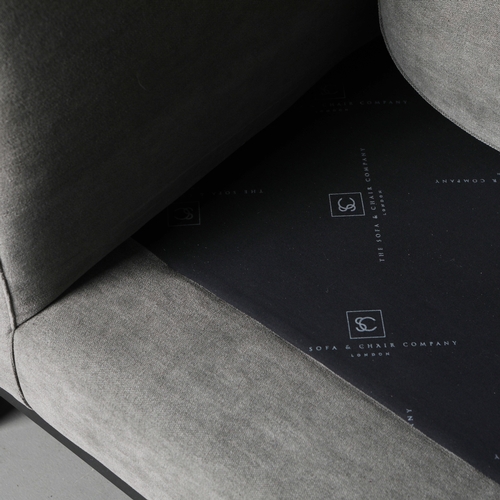 610 - THE SOFA & CHAIR COMPANY SOFA. 185cm W approx.