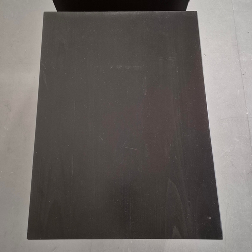 614 - ATTRIBUTED TO THE SOFA & CHAIR COMPANY SOHO BEDSIDE TABLES, A PAIR. each 60cm x 45cm x 61cm approx. ... 