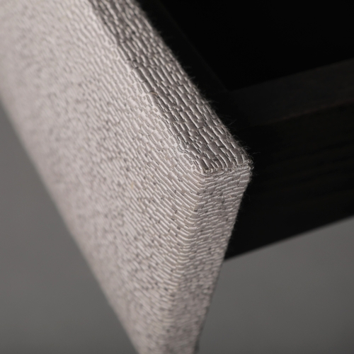 615 - ATTRIBUTED TO THE SOFA & CHAIR COMPANY SOHO CONSOLE TABLE. 2 drawers, 140cm x 38cm x 80cm approx.