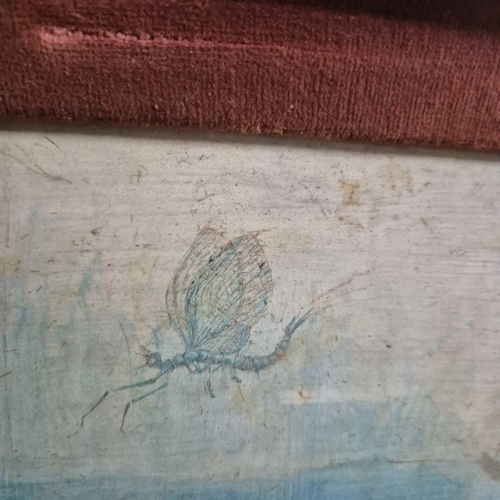 63 - CORNELIA DIBBLE. WOMAN WADING IN SEA. watercolour on board, signed and dated '66 to lower right, Pro... 